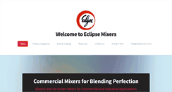 Desktop Screenshot of eclipsemixers.com